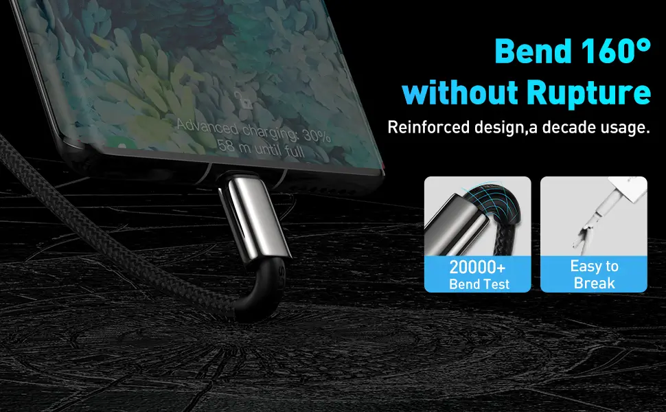 Baseus Tungsten Gold USB C to USB C Cable 100W price in bd