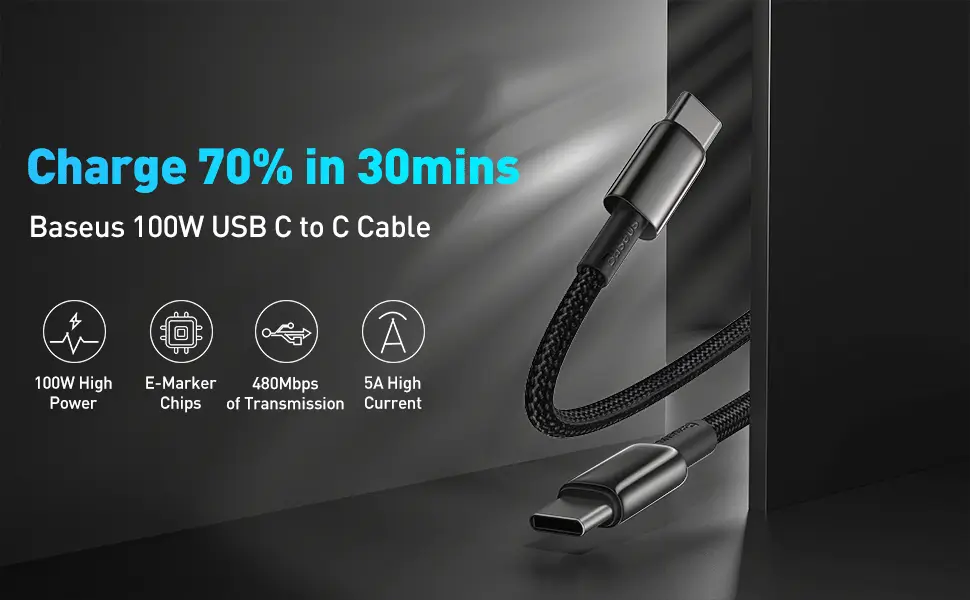 Baseus 100W Cable Price in Bangladesh
