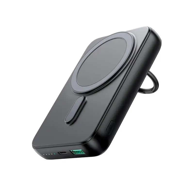 joyroom-jr-w050-20w-wireless-power-bank-10000mah-ring-holder Joyroom W050 10000mAh Wireless Power Bank with Ring Holder