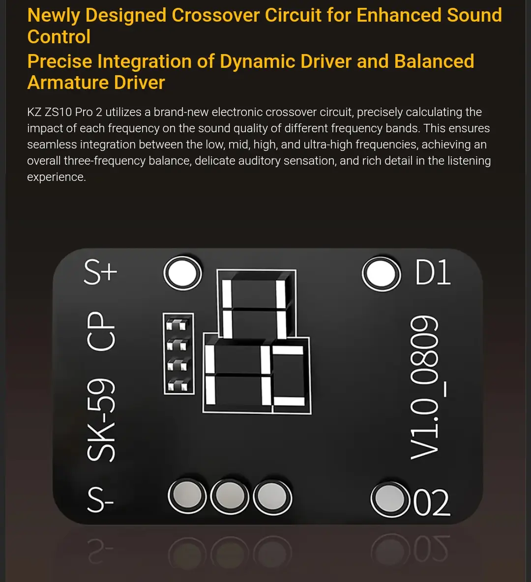 KZ ZS10 Pro 2 Hybrid IEM with Tuning Options