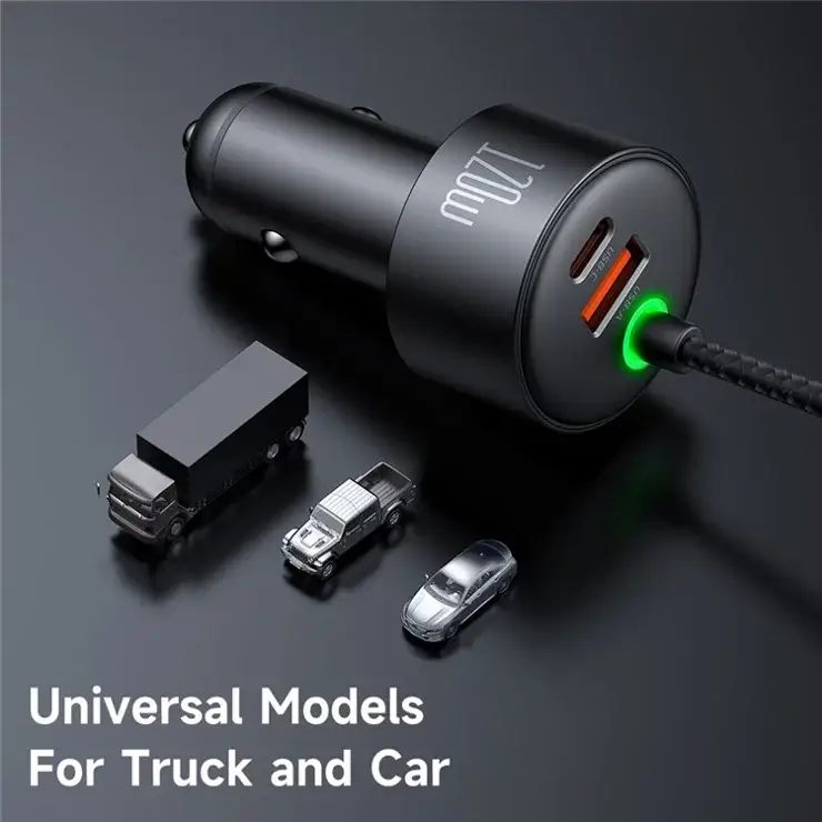 Mcdodo CC037 120W Retractable Cable Fast Car Charger in Bangladesh