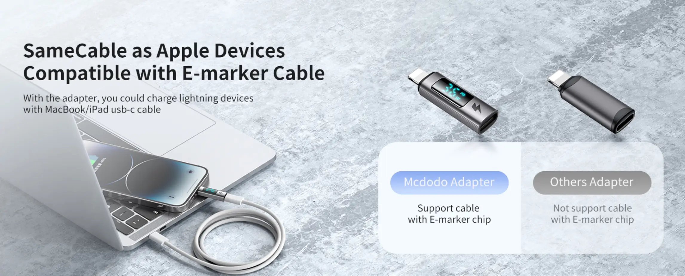 Mcdodo OT-610 Type-C to Lightning PD Adapter with OTG and Fast Charging