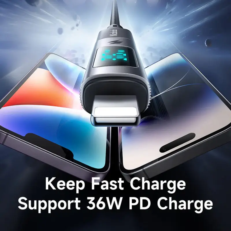 Mcdodo OT-610 USB-C to Lightning 36W Adapter with Power Display