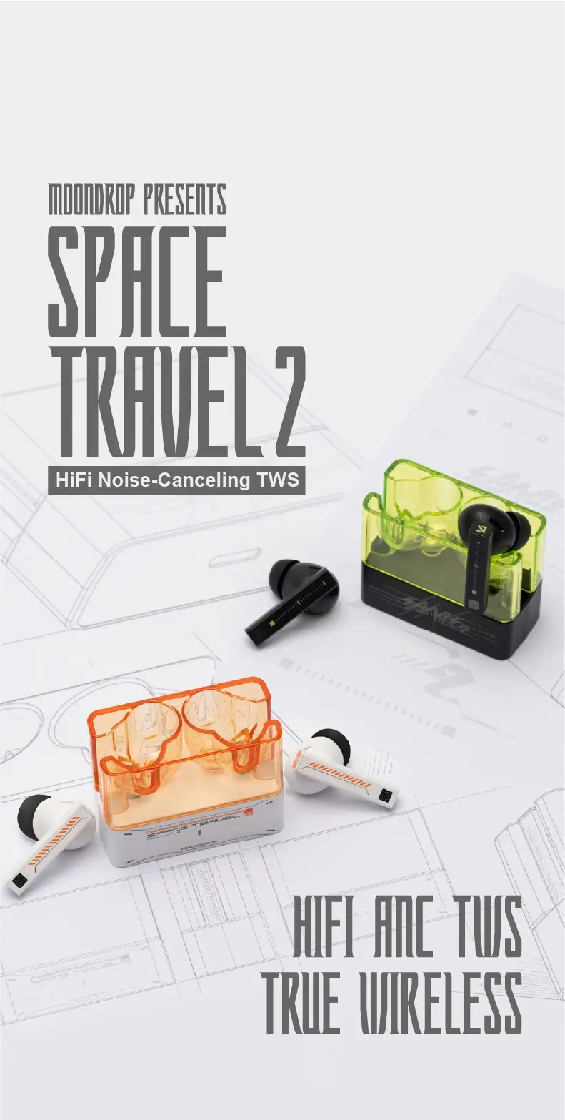 Moondrop Space Travel 2 Bluetooth 6 Wireless Earbuds