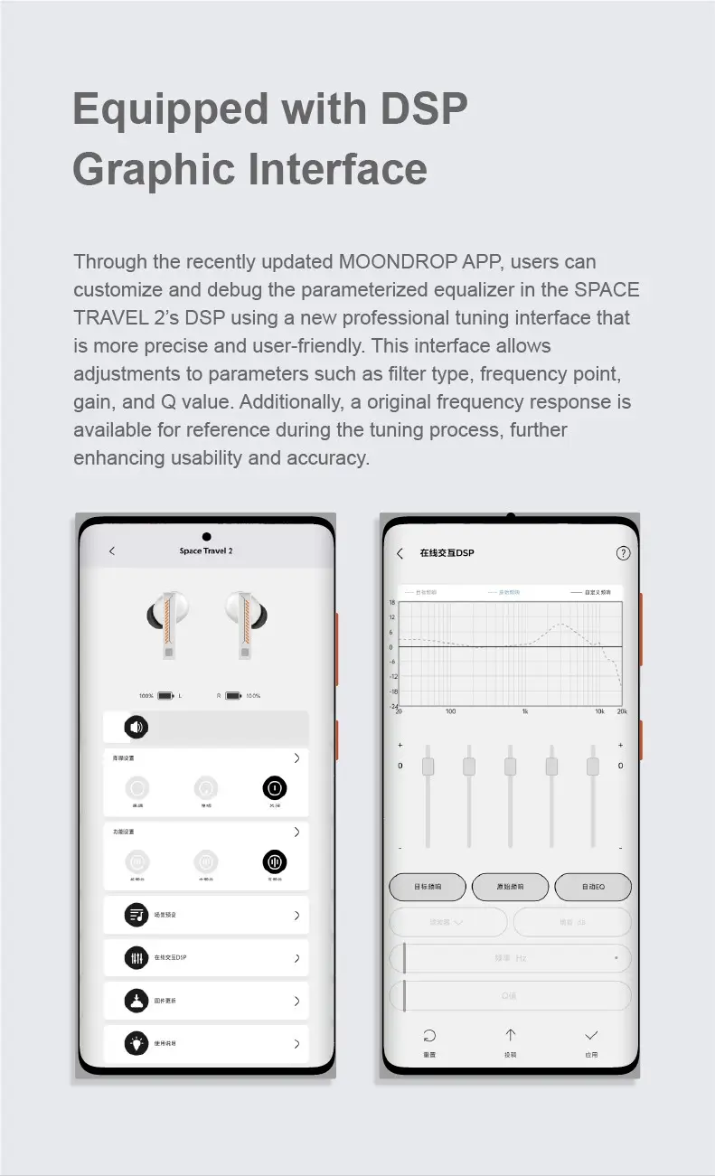 Moondrop Space Travel 2 Wireless Earbuds for Android and iPhone