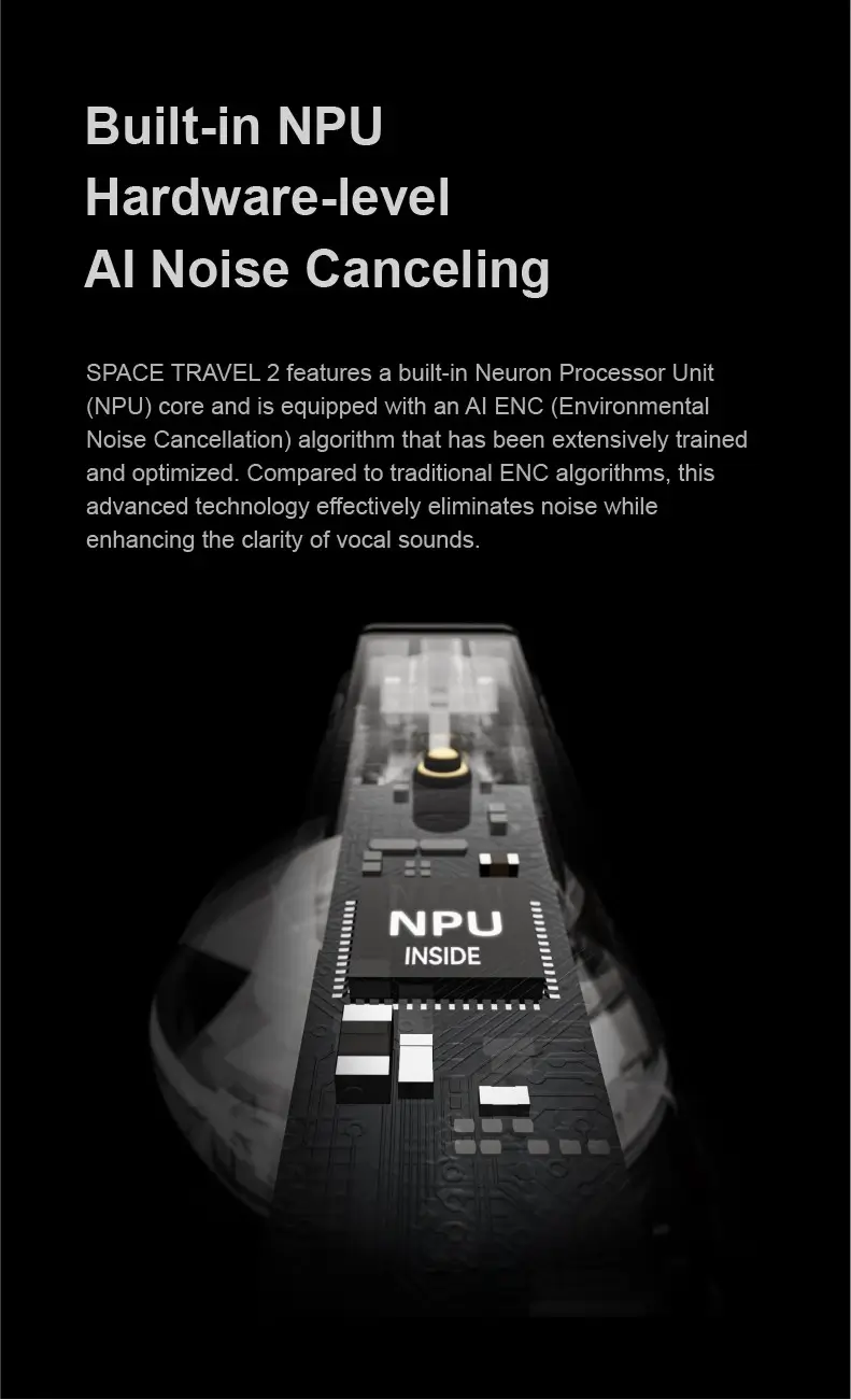 Moondrop Wireless Earbuds Bluetooth 6.0 – Space Travel 2