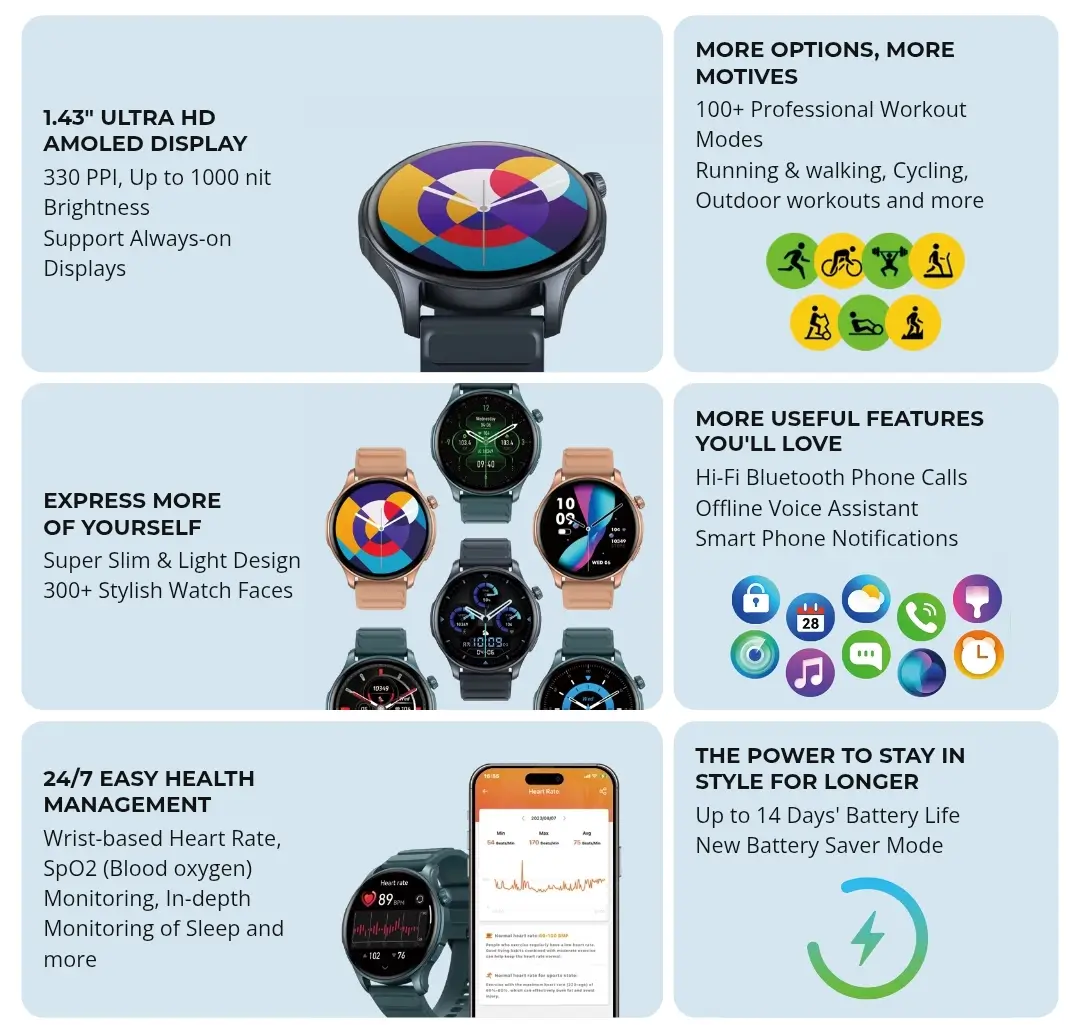 zeblaze btalk 3 pro smart watch price in bangladesh