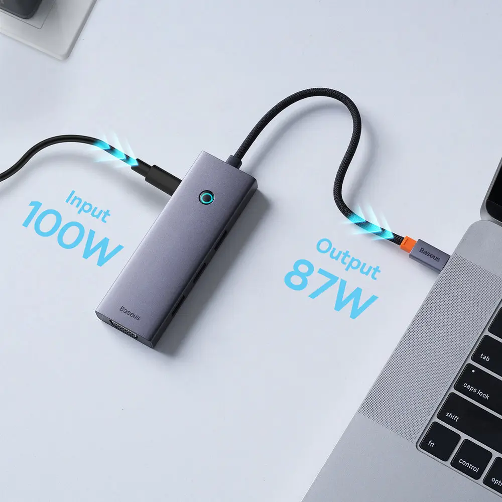 Baseus Triple Display USB-C Dock for MacBook iPhone 15 Dell