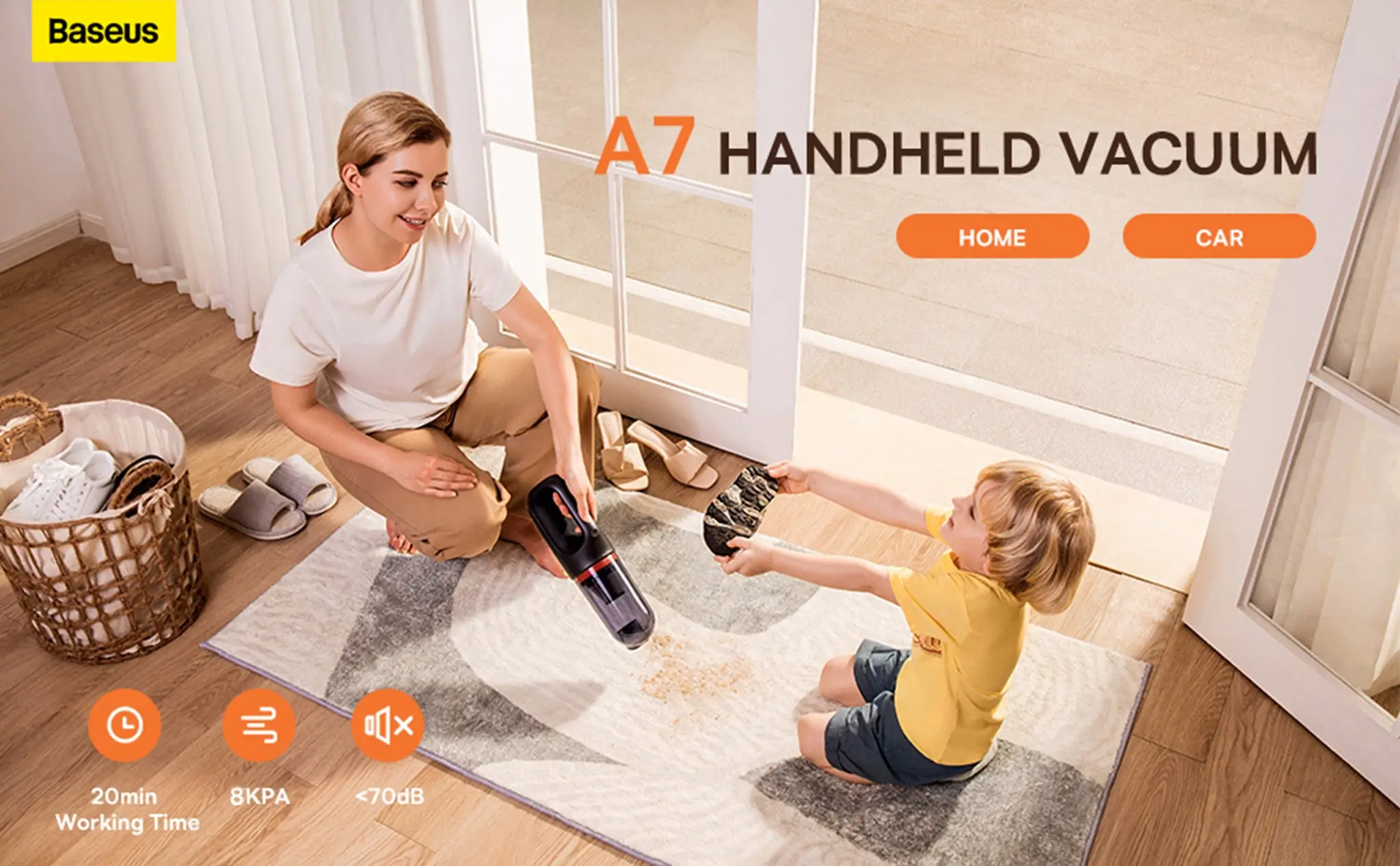 Baseus A7 Cordless Car Vacuum Cleaner price in Bangladesh