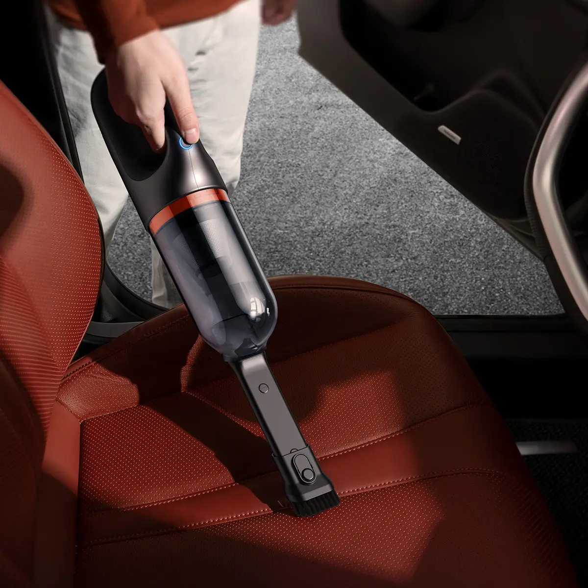 Baseus Car Vacuum Cleaner dark gray color