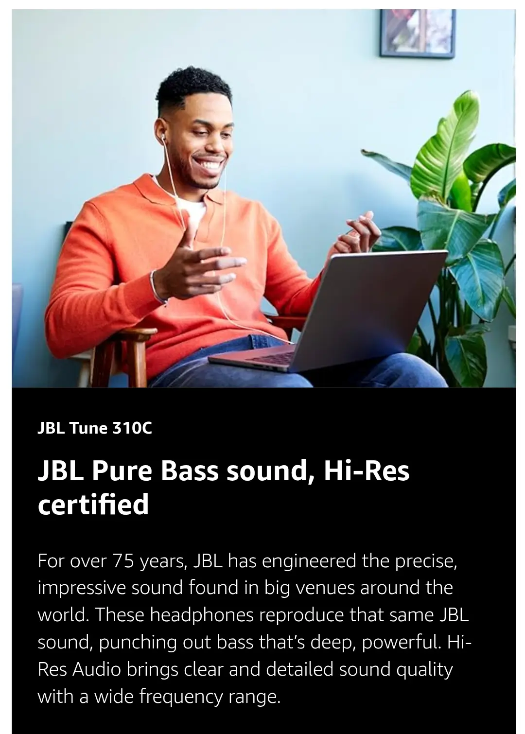 JBL Tune 310C Type C Earphone Price in Bangladesh