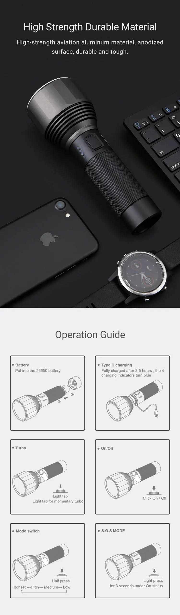 xiaomi nextool flashlight price in bangladesh