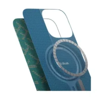 Pitaka Gold Green Classic Monogram Case - iPhone 16 Series - Image 4
