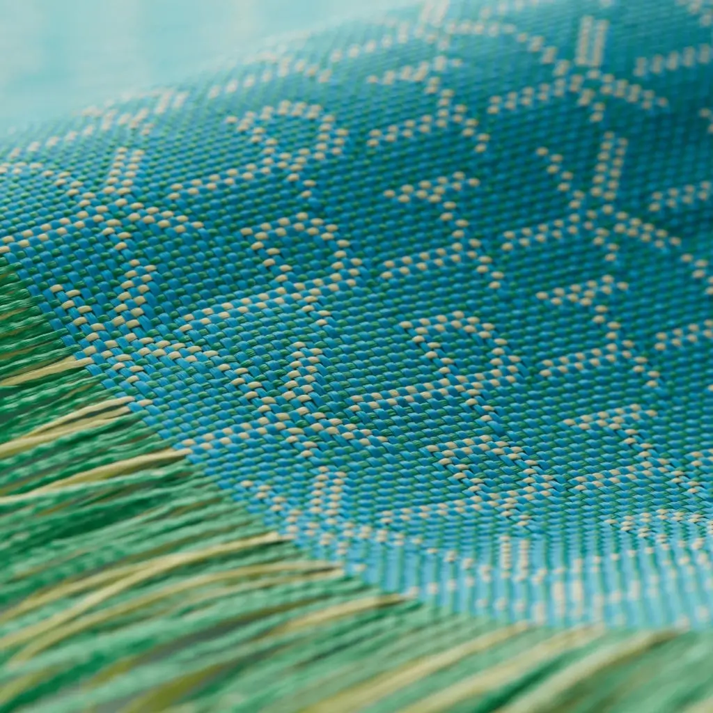 Pitaka Gold Green Case with woven aramid fiber monogram design