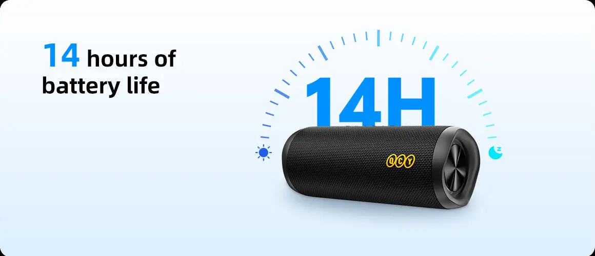 QCY SP7 BLUETOOTH SPEAKER QUAD DRIVER DESIGN