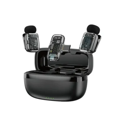 WiWU Wi-WM008 Dual Wireless Lavalier Microphone