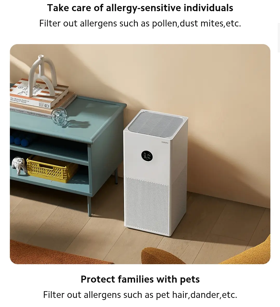 HEPA Air Purifier Xiaomi 4 Lite with Triple-Layer Filtration