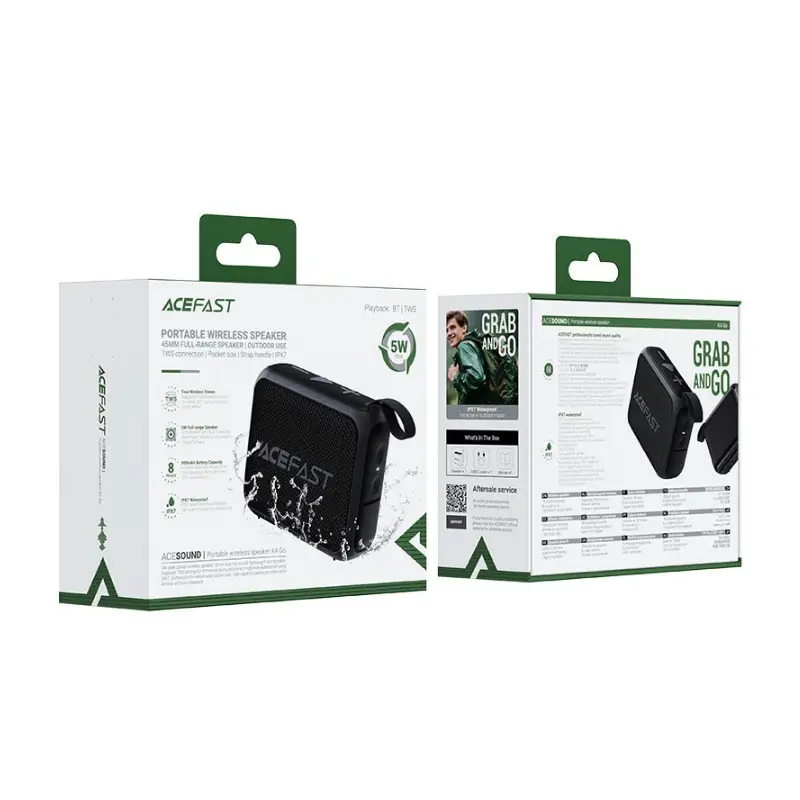 ACEFAST K4 Go Portable Wireless Speaker Packaging