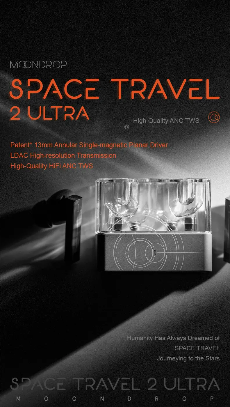 MOONDROP Space Travel 2 ULTRA Planar TWS Earbuds