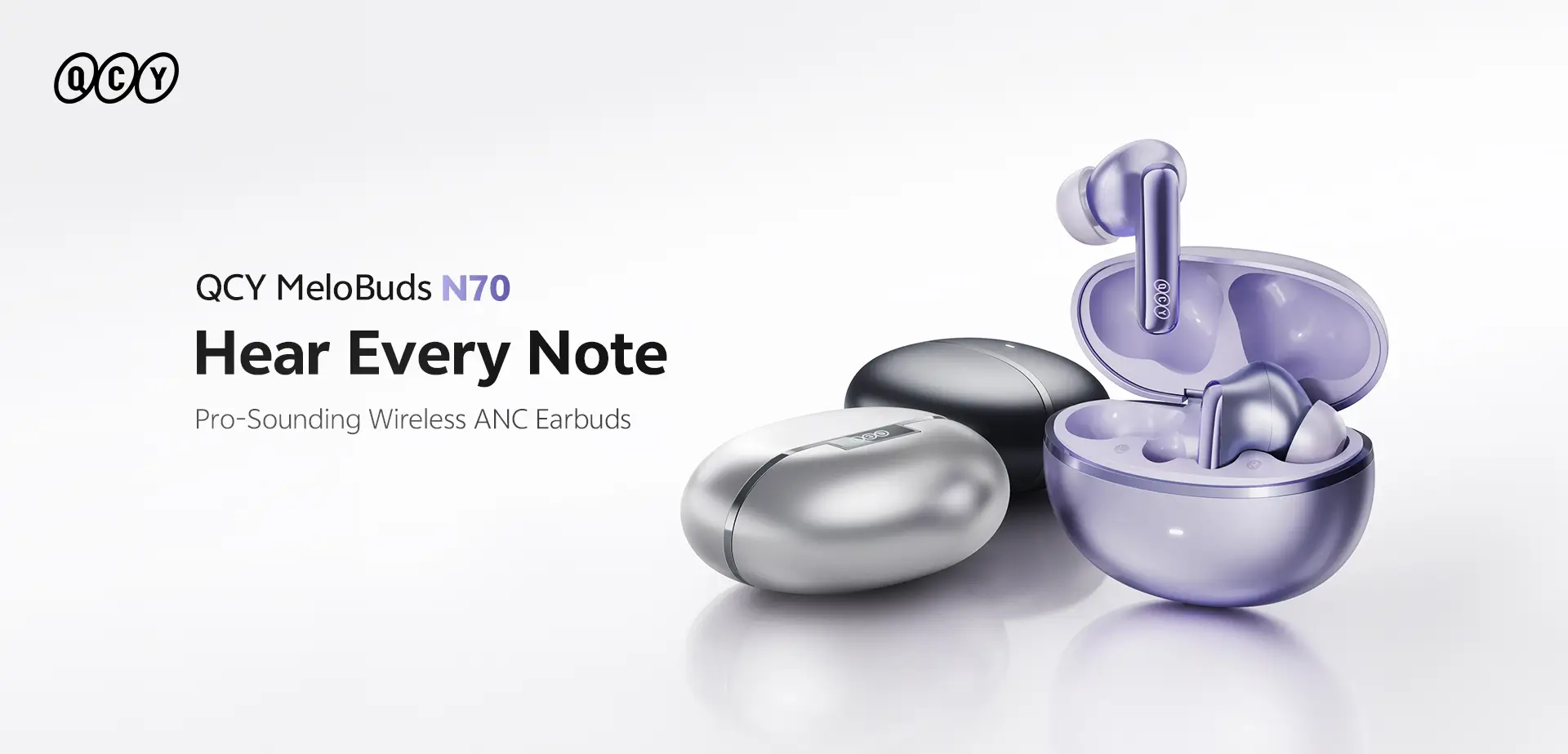 QCY MeloBuds N70 HT18 LDAC Hi-Res ANC Wireless Earbuds best price in Bangladesh