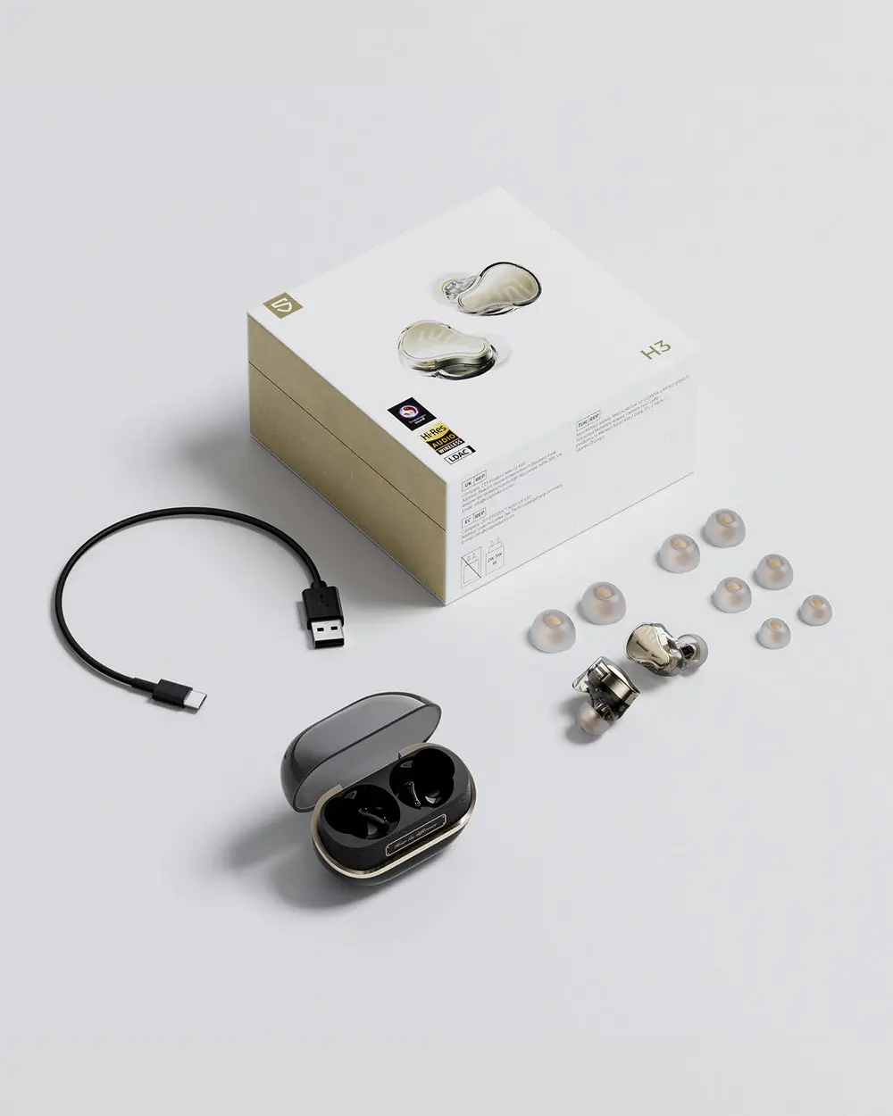 SOUNDPEATS H3 Box Content’s