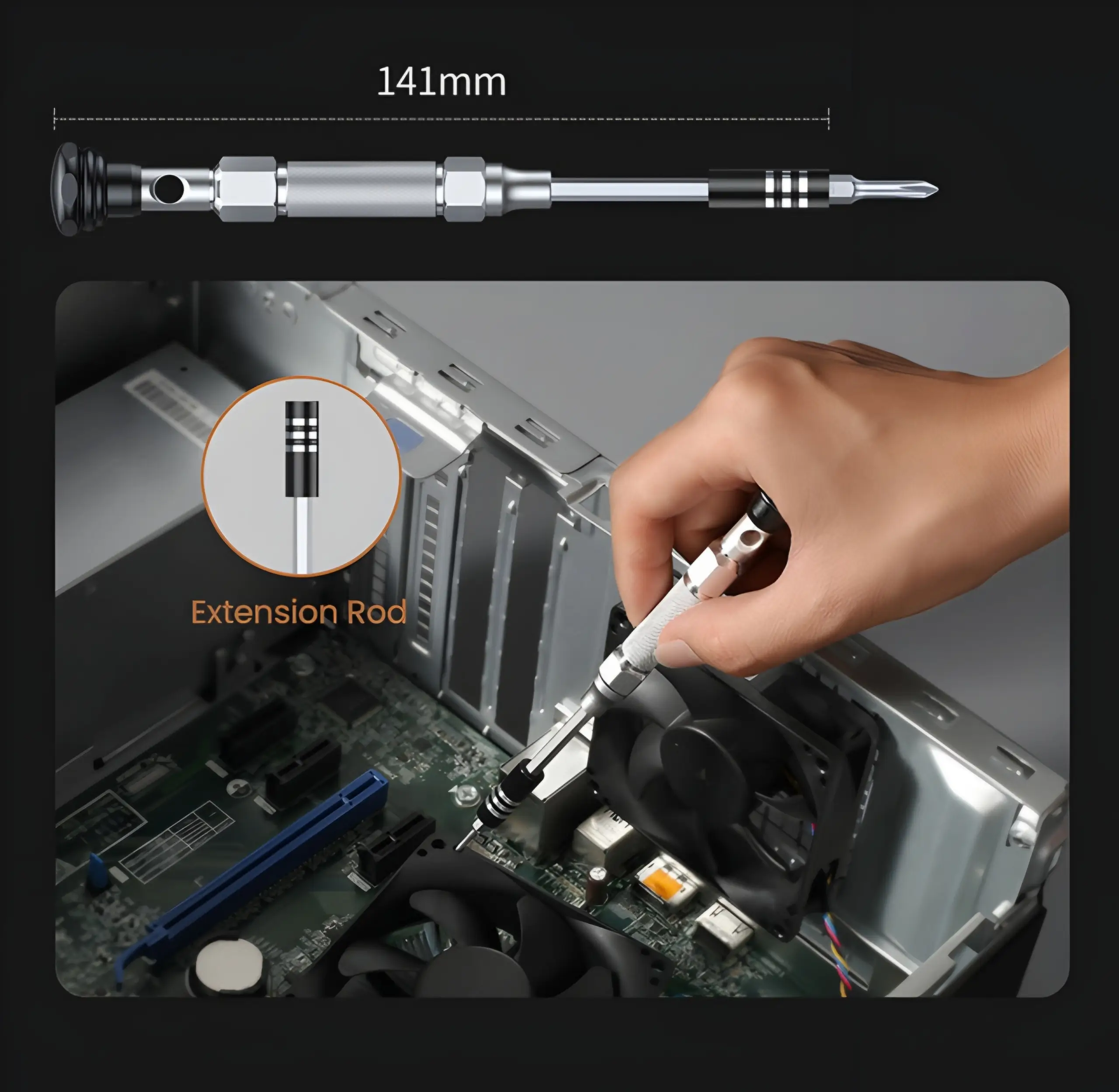 UGREEN UT110 Screwdrivers Precision Bit Close-Up View