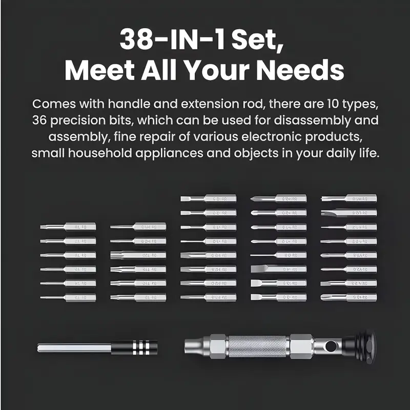 UGREEN 38-in-1 Precision Screwdrivers UT110 Compact Storage Case