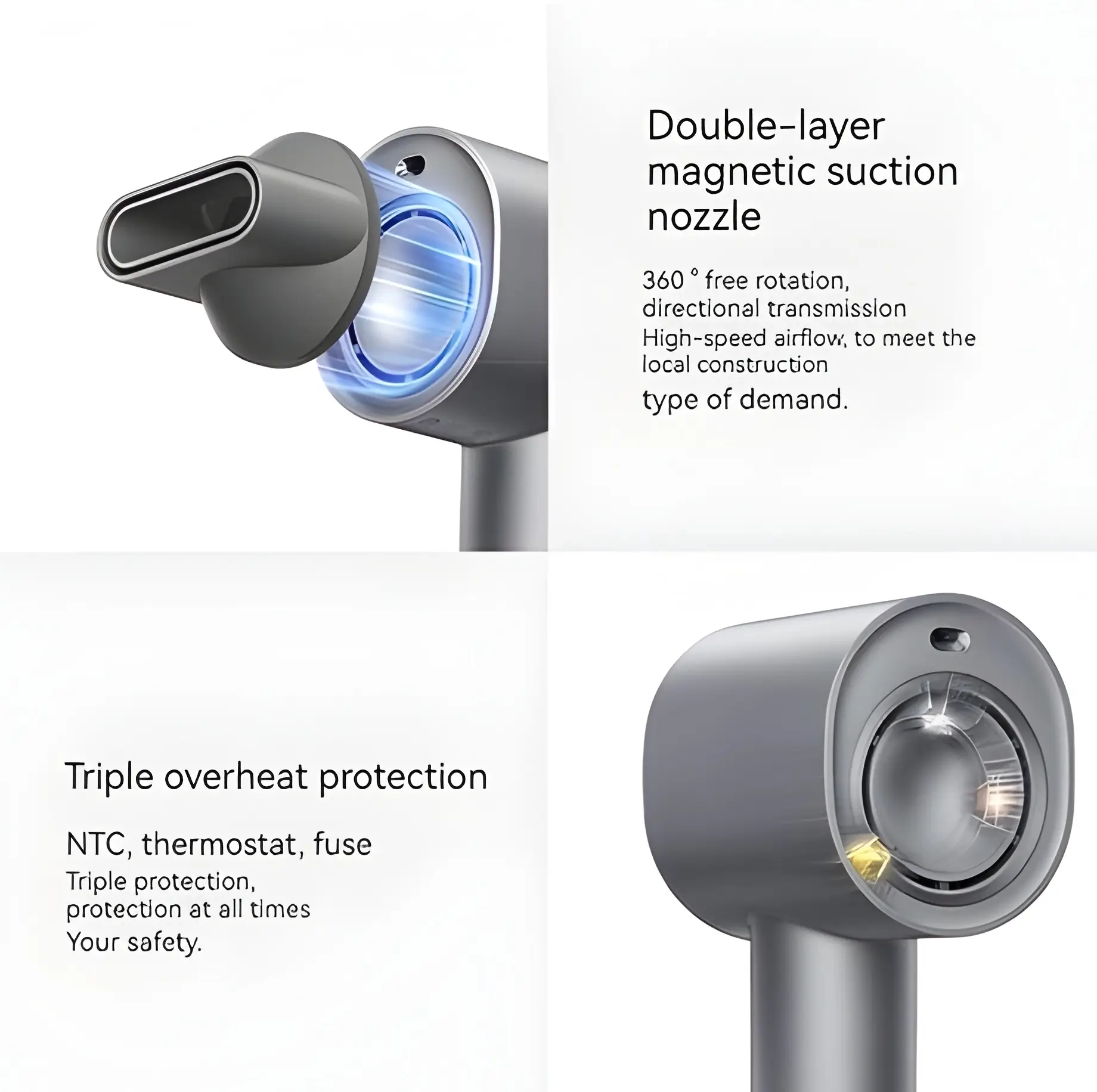 xiaomi hair dryer 200 million negative ions