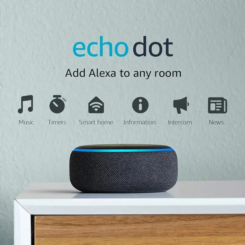 amazon echo dot 3rd gen smart speaker 3