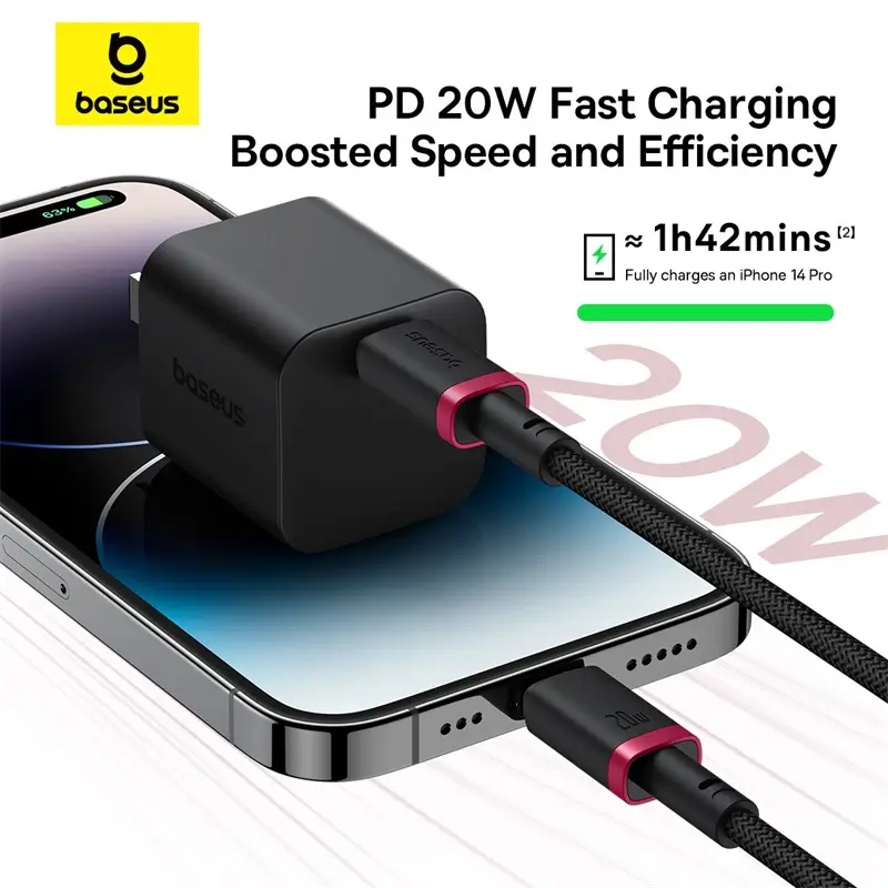Baseus Dura 20W Type-C to Lightning Cable with Fast Charging for iPhone
