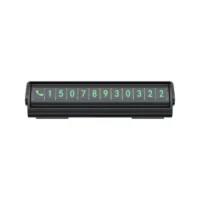 Car phone number tag with sliding cover – Proove Twins black edition