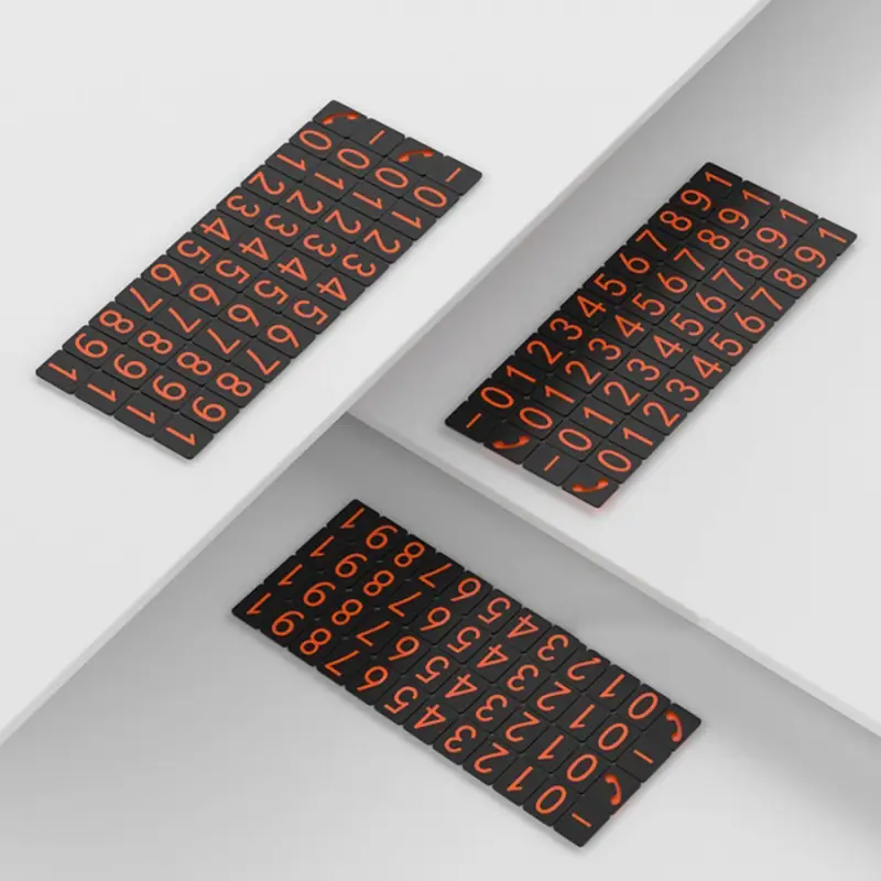 Luminous car parking number plate by Proove Twins – visible in the dark