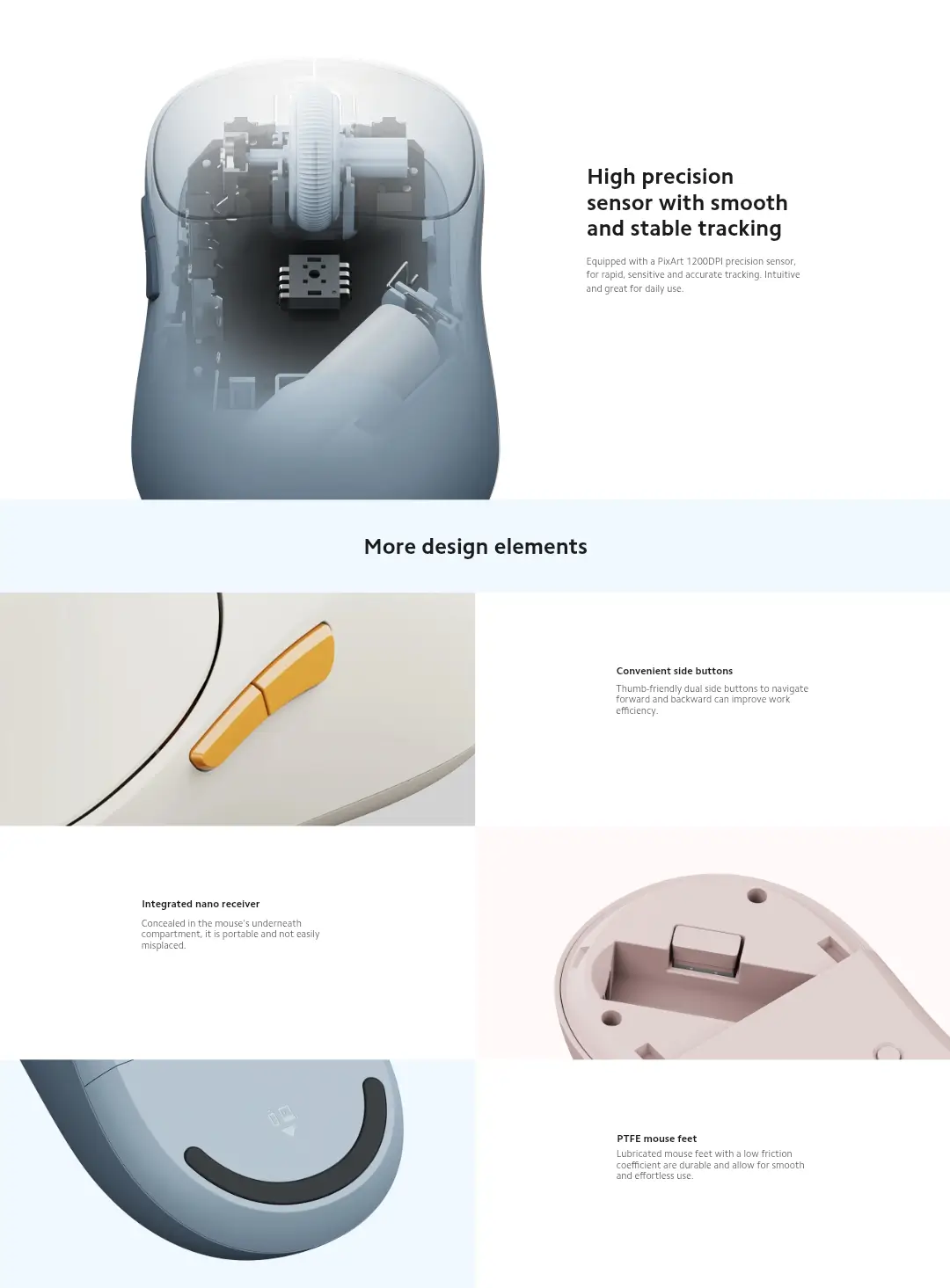 Xiaomi Wireless Mouse 3 Features 