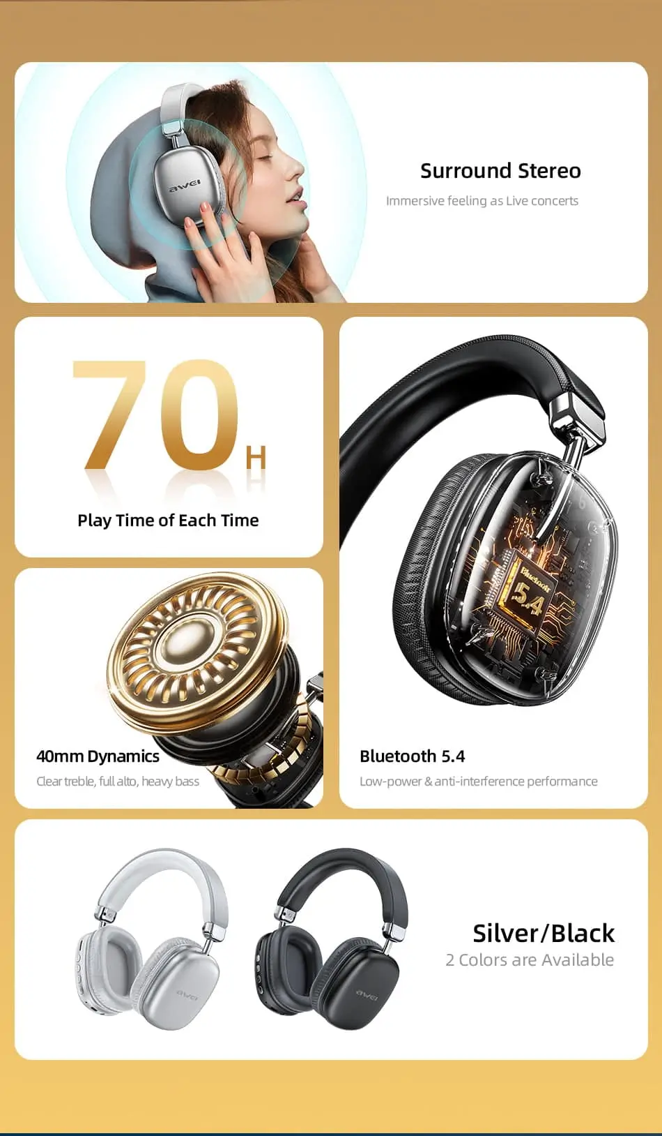 awei at7 headphone