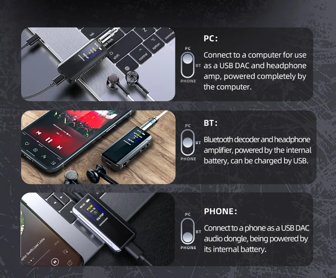 FiiO BTR13 dual CS43131 DAC output ports