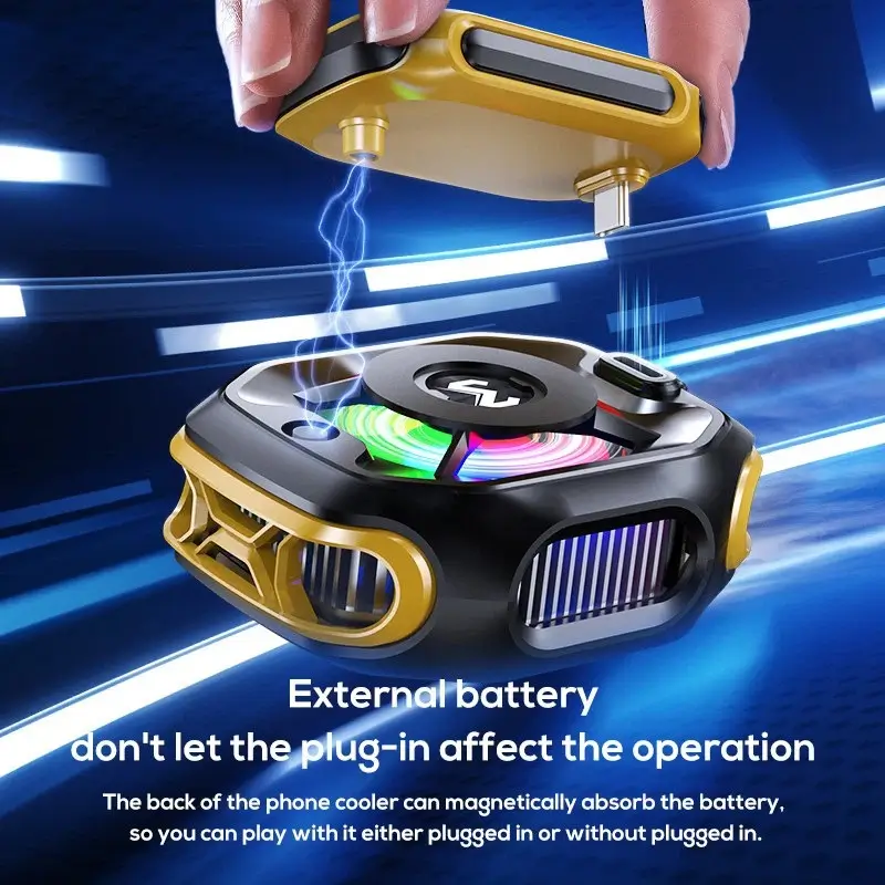 MEMO CX12 Mobile Phone Cooler with Battery Pack Front View