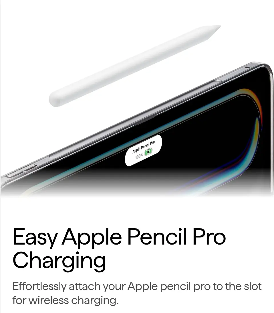 PITAKA MagEZ Case 2 with Apple Pencil Pro Charging Cutout
