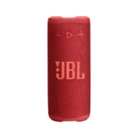 JBL Grip waterproof portable Bluetooth speaker in Red.