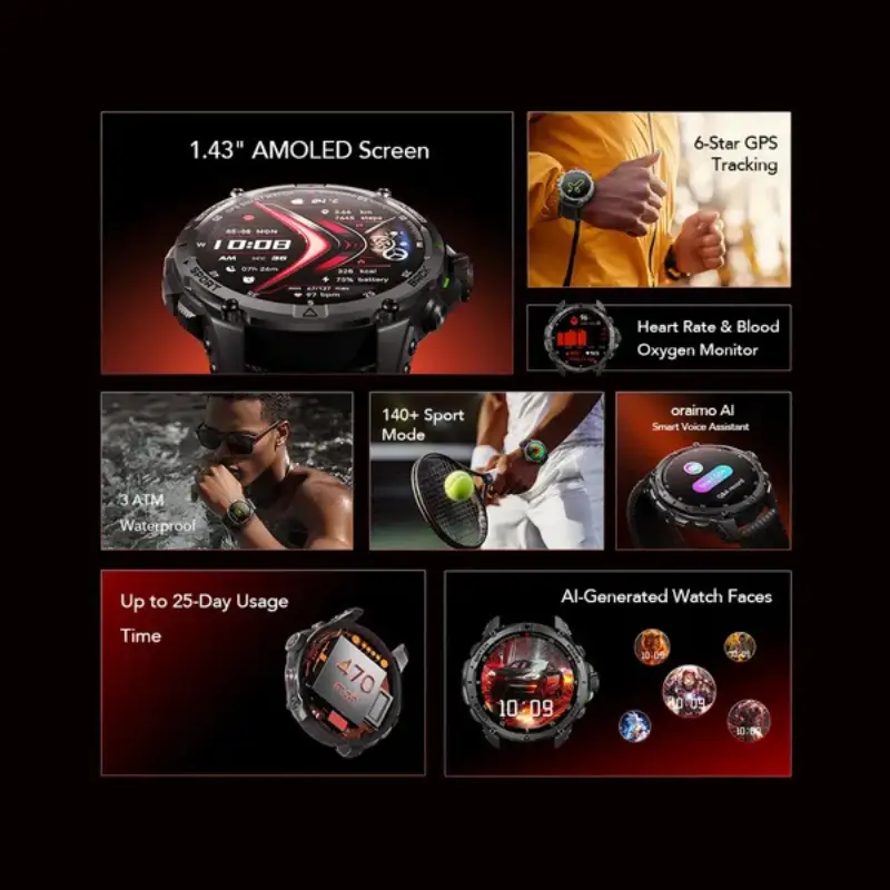 Oraimo Watch GT Price in Bangladesh