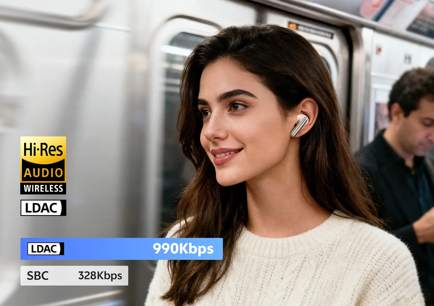 QCY MeloBuds N60 LDAC Hi-Res Wireless Earbuds