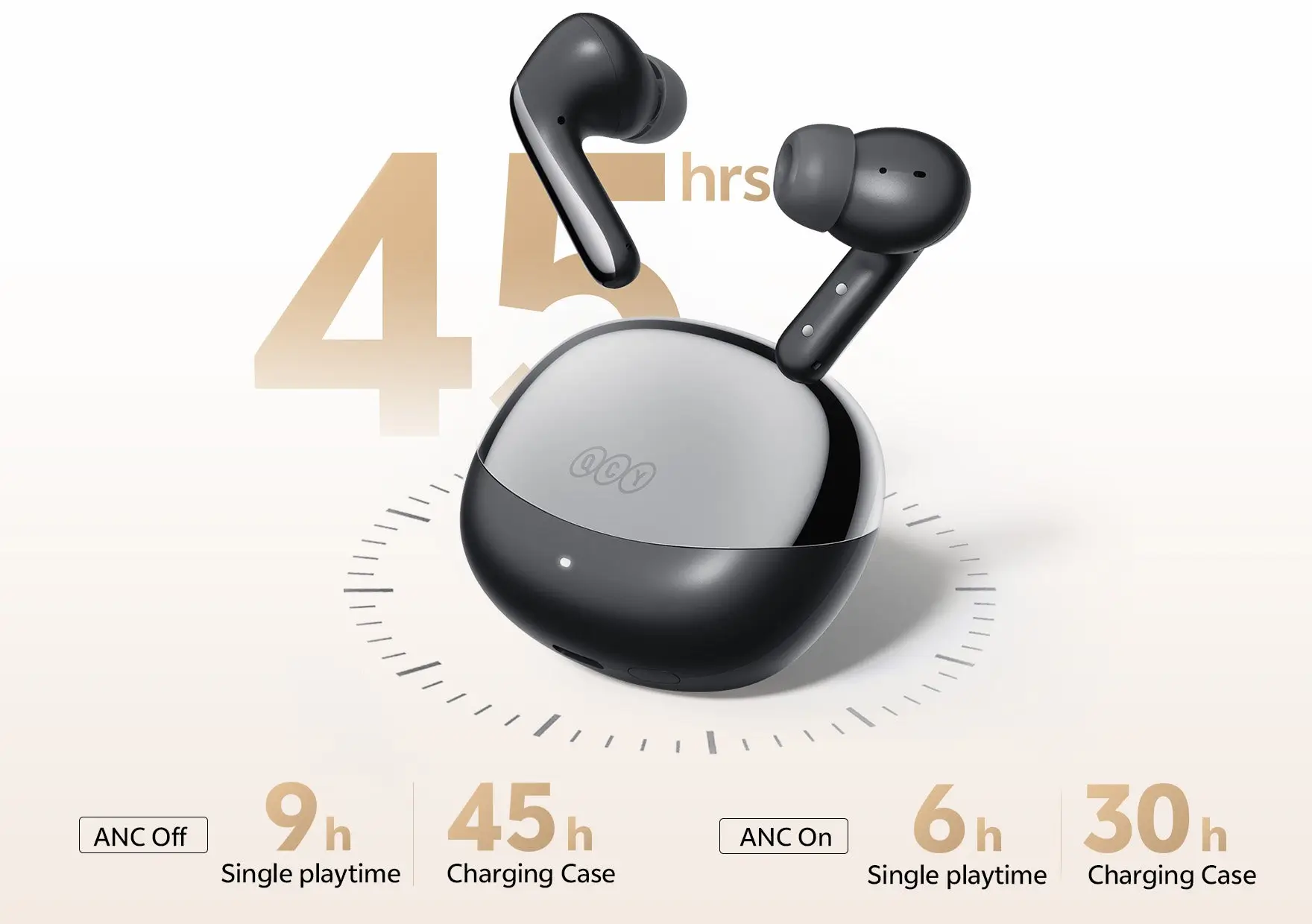 QCY MeloBuds N60 Long Battery Life Earbuds