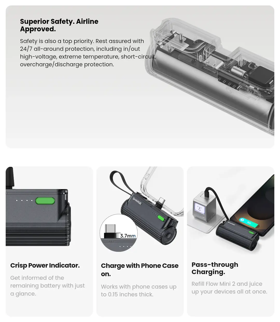 SHARGE FLOW MINI 2 5000 mah