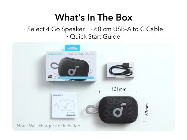 Soundcore Select 4 Go Box Contents