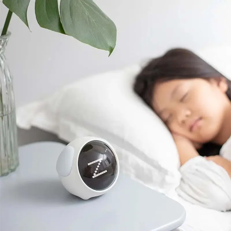 Xiaomi Emoji Pixel Alarm Clock with LED Voice Controlled Light Bedside Thermometer Clock