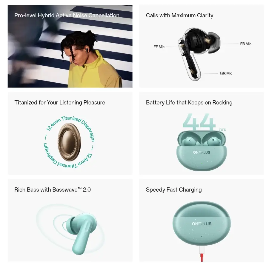 OnePlus Nord Buds 3 Pro Earbud Features