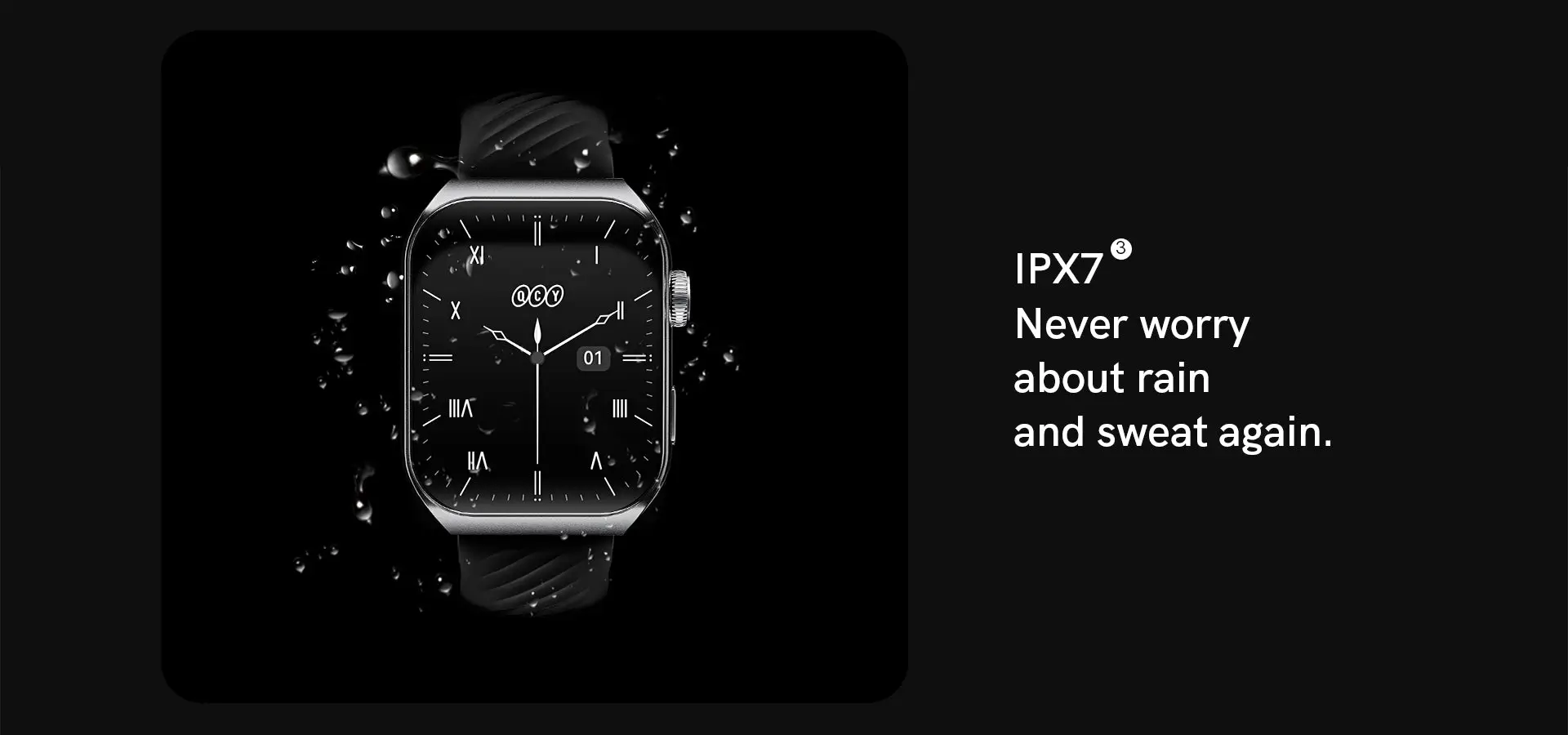 QCY GS2 Smart Watch Curved 60HZ Amoled Display Official