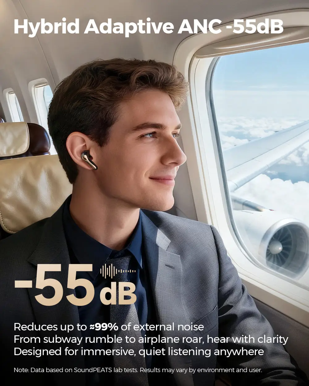 SOUNDPEATS AIR5 PRO+ TRUE WIRELESS EARBUDS WITH LDAC AND APTX LOSSLESS