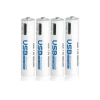 AiVR USB-C Rechargeable AAA Battery (4 Pack)
