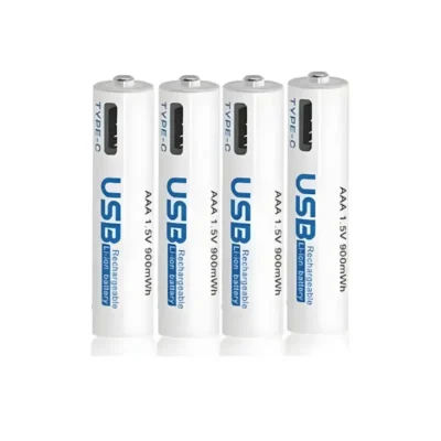 AiVR USB-C Rechargeable AAA Battery (4 Pack)