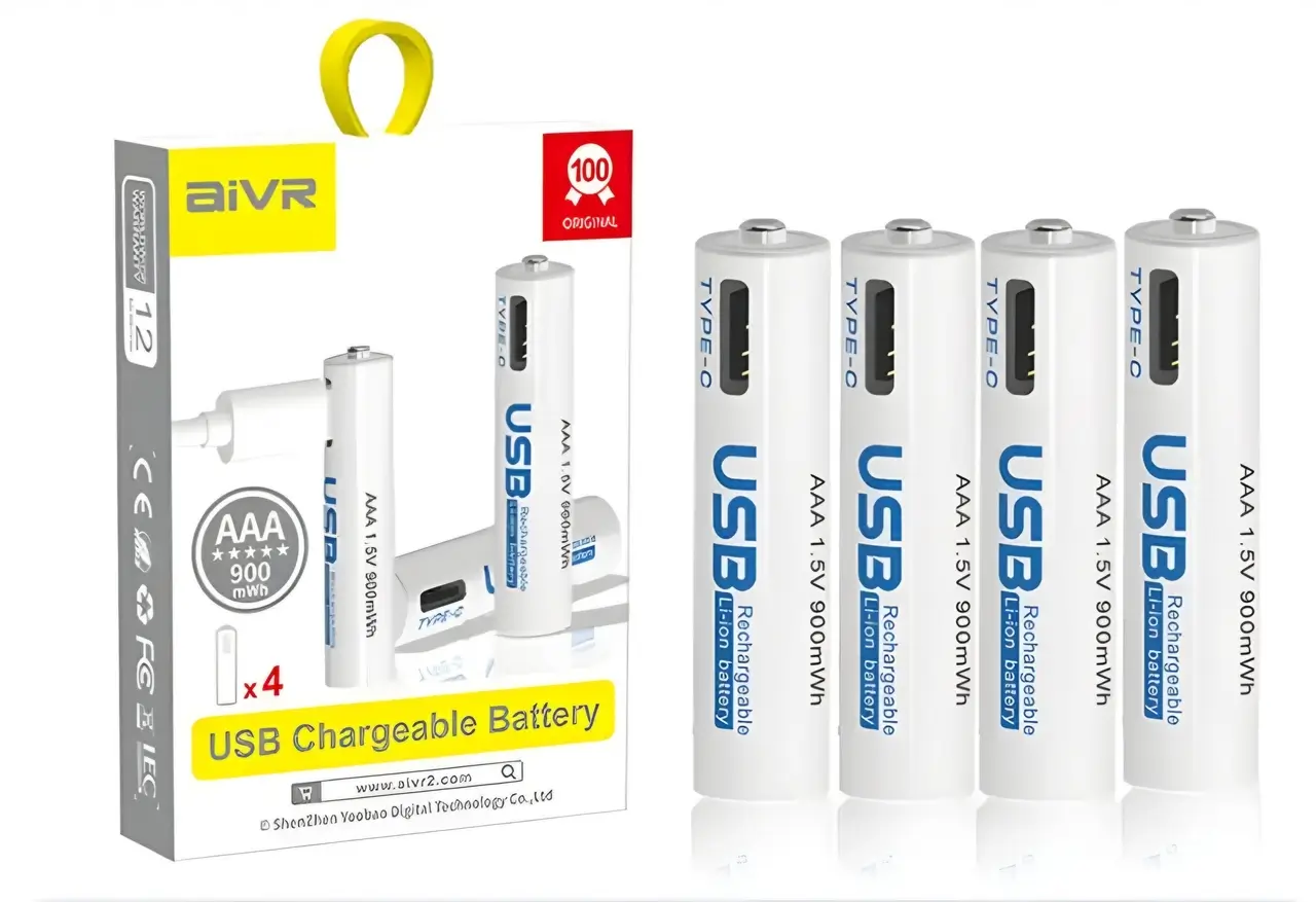 AiVR USB-C Rechargeable AAA Battery Price in Bangladesh